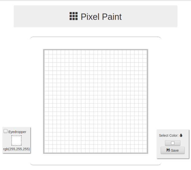 Pixel Paint App